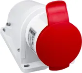 Розетка Schneider Electric 125 стаціонарна 3Р+PЕ+N 32А 380В IP44 C3 PKF32W435