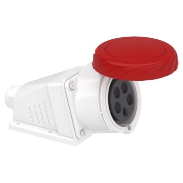Розетка Schneider Electric стаціонарна 3Р+PЕ+N 32А 380В IP67 PKF32W735