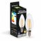 Лампа свiтлодiодна свічка 6W E14 4000K filament Feron LB-158 C37