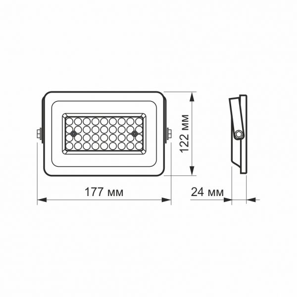 LED прожектор VIDEX F2e 30W 5000K