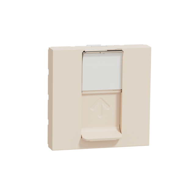 NU341544 Розетка компьютерна RJ45 кат.6 UTP 2 модуля Schneider Electric Unica New бежевий