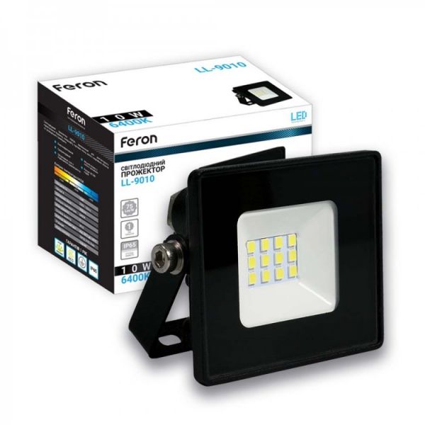Світлодіодний прожектор Feron LL-9010 10W 6400K IP65