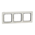 Рамка 3-постова Штучне Біле скло Sedna Elements Schneider Electric SDD360803