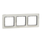 Рамка 3-постова Штучне Біле скло Sedna Elements Schneider Electric SDD360803