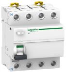Дифференциальный выключатель нагрузки УЗО iID 4P 80A 30мА AC Schneider Electric A9R11480