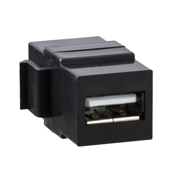 Механізм модуль USB 2.0 Keystone для встановлення на супорт Merten MTN4581-0001