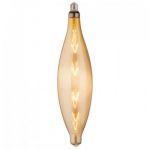 Лампа свiтлодiодна 8W E27 2200K filament Horoz ELLIPTIC-XL Amber