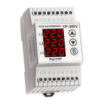 Трифазне реле напруги 6А DigiTOP VP-380V