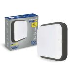 Світильник LED Violux ДББ POLO UA антрацит MW sensor 12W 5000K IP54