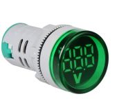 Вольтметр світлодіодний  AD22-DVM АC 60-500В, зелений TAKEL