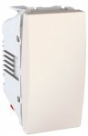 MGU3.103.25 Перемикач прохідний 1-клавішний сх6 1мод. слонова кістка Unica Schneider Electric