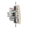 Кнопка на два напрямки Бежевий Sedna Design Schneider Electric SDD112116
