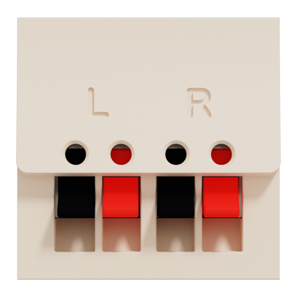 NU348644 Аудіорозетка 2 модуля Schneider Electric Unica New бежевий