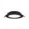 LED світильник Back вбудований круглий VIDEX 6W 5000K Black