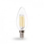 Лампа свiтлодiодна свічка 6W E14 4000K filament Feron LB-158 C37