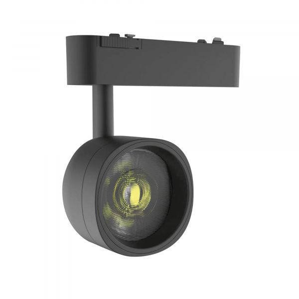 LED Світильник магнітний трековий VIDEX LA76B 8.5W 4000K 48V Black