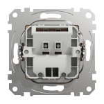 Розетка для виводу кабеля Бежевий Sedna Design Schneider Electric SDD112903