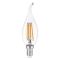 Лампа Feron led 5.4W 4000K 865Lm E14 CF35 230V свечка на ветру филамент