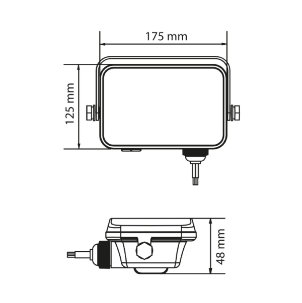 Прожектор светодиодный Lebron L-LFmd-5065 50W 6500K 4250Lm 230V IP65 черный