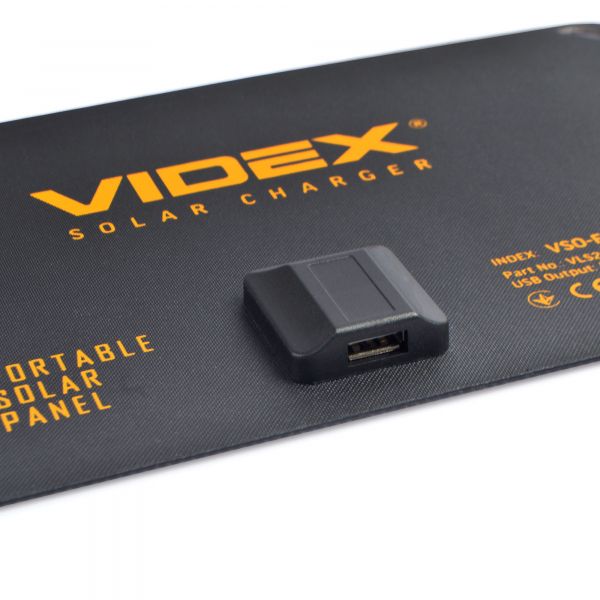 Портативное зарядное устройство солнечная панель VIDEX VSO-F505U 5W