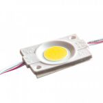 Светодиодный модуль круглый 12V COB 2,4Вт 1 диод IP65 Standart желтый