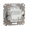 USB розетка тип A+C 2,4A Алюміній Sedna Design Schneider Electric SDD113402
