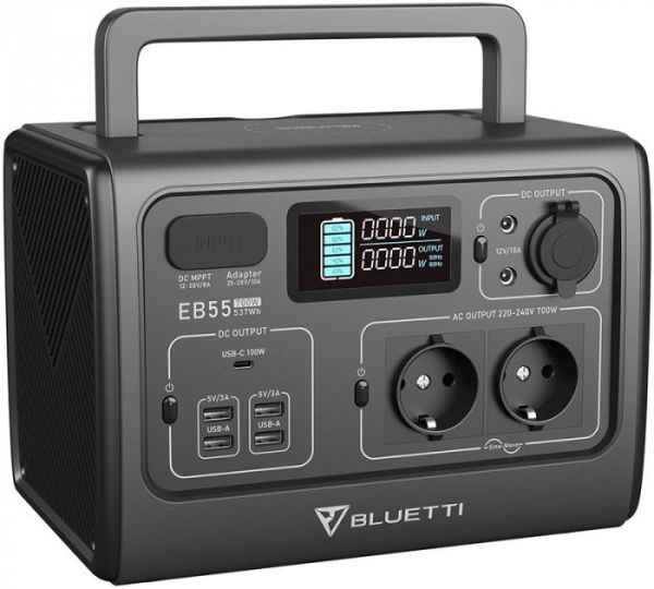 Портативний зарядний пристрій BLUETTI PowerOak EB55 Portable Power Station 700W 537Wh