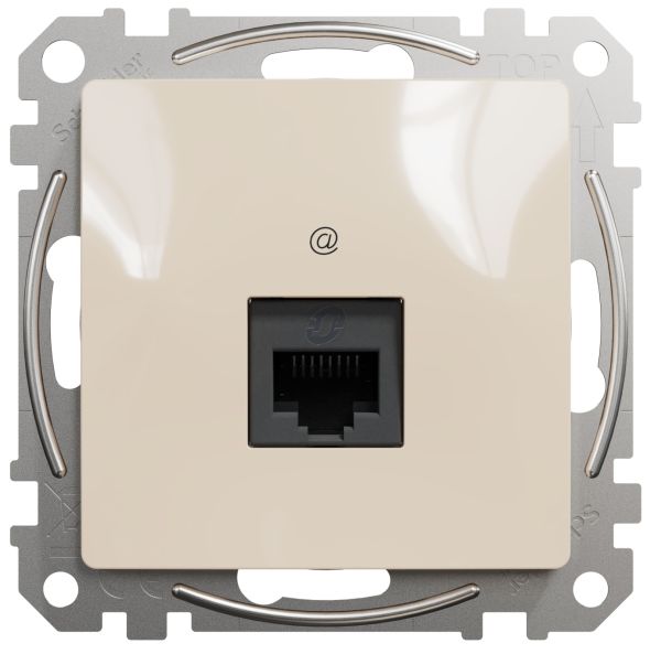 Розетка RJ45 категорія 5 UTP Бежевий Sedna Design Schneider Electric SDD112451