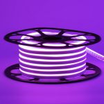 Светодиодный неон 12V 6х12mm SMD2835 120LED IP65 фиолетовый 