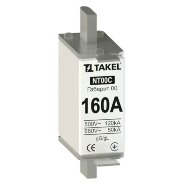 Плавкая вставка предохранителя NT00С 160А TAKEL
