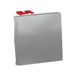 Переключатель 1-клавишный перекрестный схема 7, 10А, 2 модуля Schneider Electric Unica New алюминий
