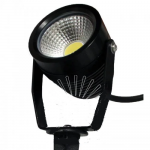 Світильник LED садовий Lemanso 1LED 9W 6500K чорний / LM982