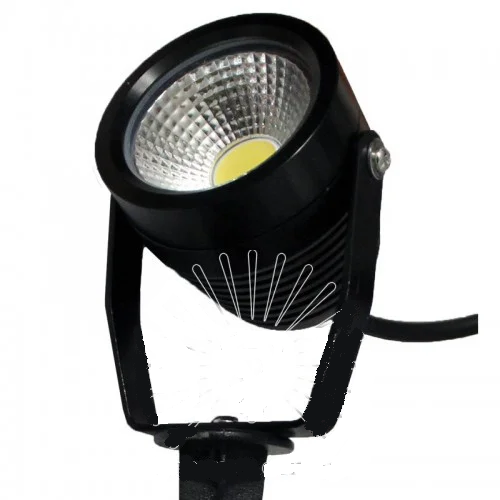Світильник LED садовий Lemanso 1LED 9W 6500K чорний / LM982