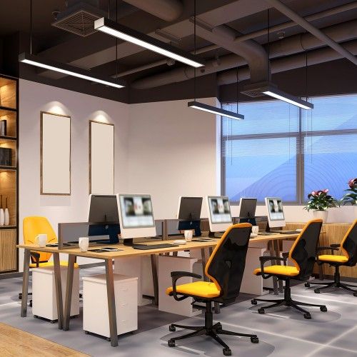 Светодиодный линейный светильник Ardero AL4010 1200мм 75W 6500K черный