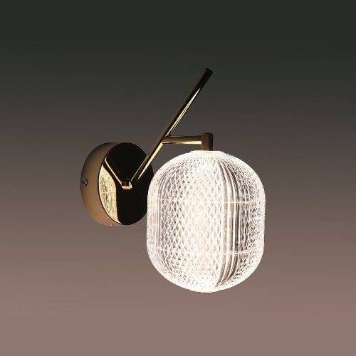 Светодиодный настенный накладной светильник GATSBY 5W 340Lm 4000K Ardero белый золото AL6180ARD