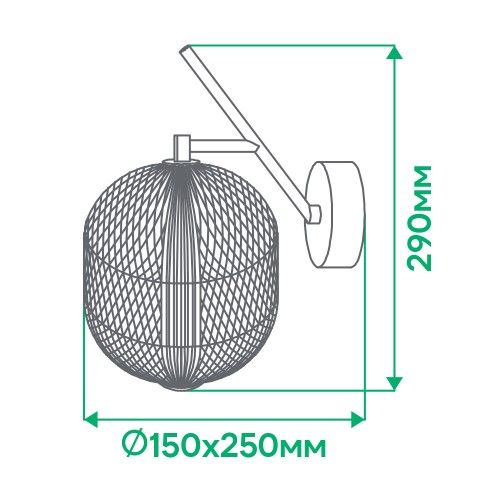Светодиодный настенный накладной светильник GATSBY 5W 340Lm 4000K Ardero белый золото AL6180ARD