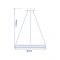 Світлодіодний світильник SMART 50W Feron AL6610 SHINE LEVITATION срібло