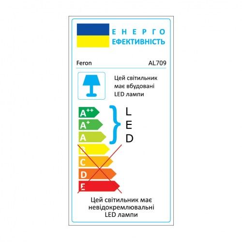 Накладний світлодіодний світильник 18W 4000К Feron AL709