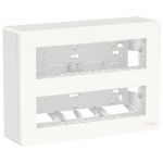 NU121820 Блок unica system+ відкрита вставка 2х8 антибактеріальний
