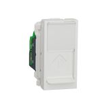 NU341418 Розетка комп'ютерна RJ45, одинарна категорія 6, UTP, 1 модуль білий