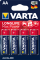Батарейка Varta Longlife Max Power AA BLI 4шт. Alkaline