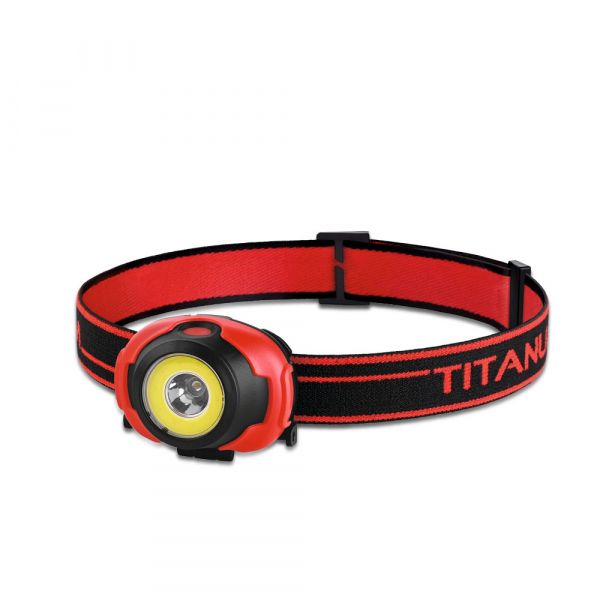 Налобний світлодіодний ліхтарик TITANUM TLF-H02 100Lm 6500K