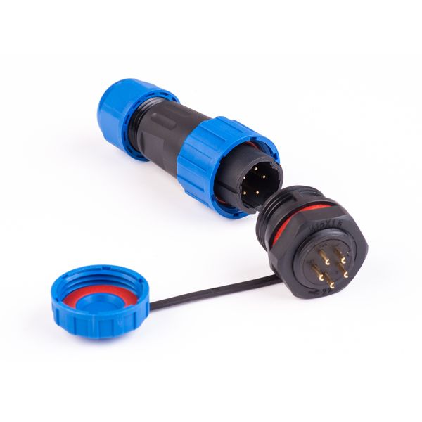 Коннектор вологозахищений SP-16 5pin