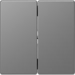 Клавиша 2-ная Merten D-Life MTN3400-6036 Нержавеющая сталь