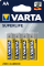 Батарейка Varta Superlife AA BLI 4шт. Zinc-carbon