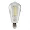 Лампа свiтлодiодна 8W E27 4100K прозора Velmax V-Filament-St64