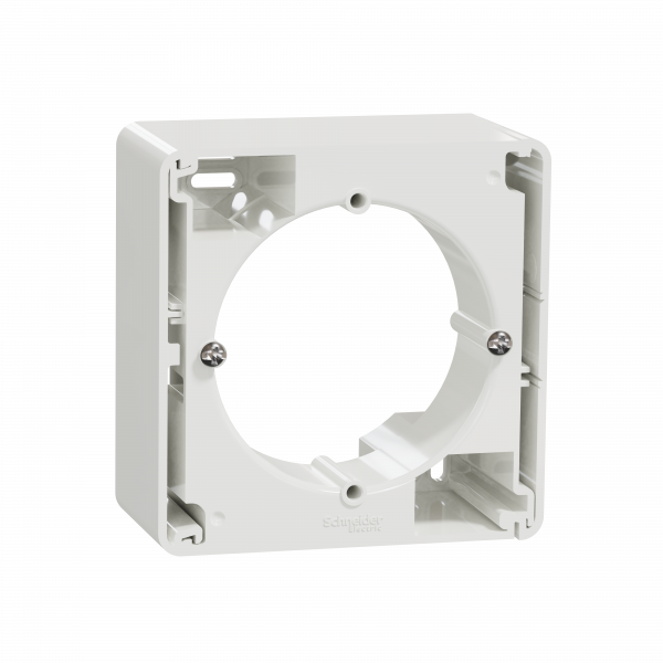 Коробка для поверхневого монтажу, 1-пост, Білий Sedna Design Schneider Electric SDD111901