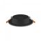 LED світильник Back вбудований круглий VIDEX 6W 5000K Black