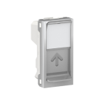 Центральная плата RJ45 Keystone/Systimax 1 модуль алюминий