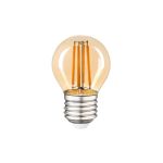 Лампа LED FILAMENT G45 4W E27 2200K (бронза) VIOLUX
